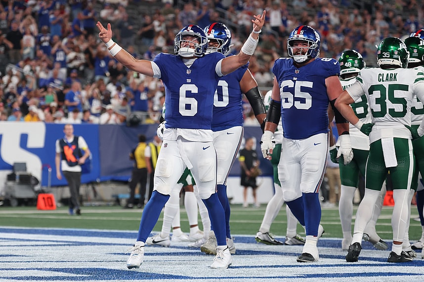 NFL: New York Jets at New York Giants, jaxson dart