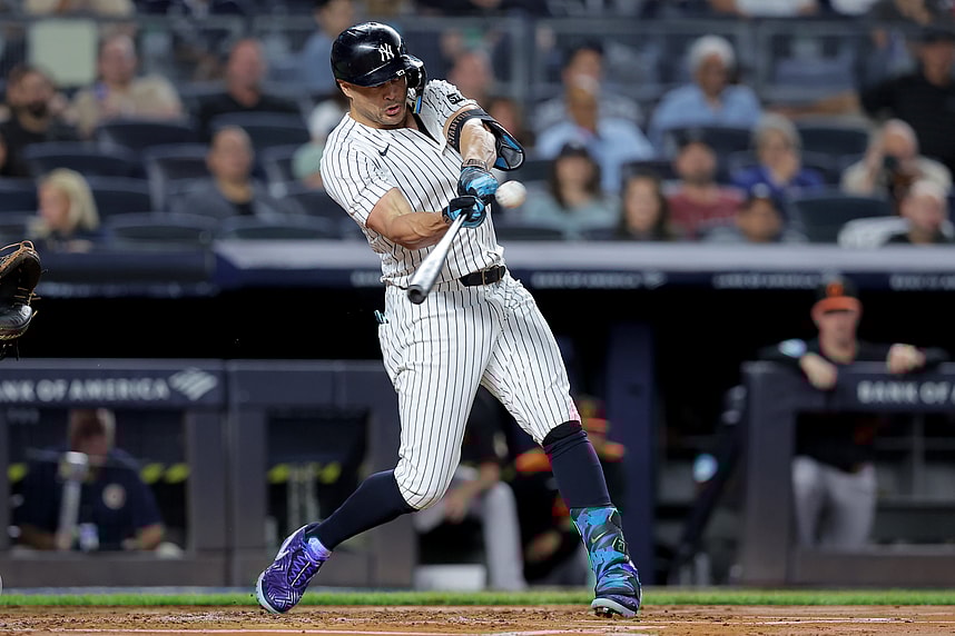 MLB: Baltimore Orioles at New York Yankees, giancarlo stanton