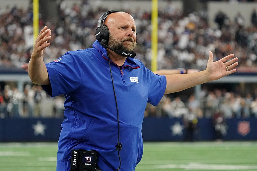 Brian Daboll, NFL: New York Giants at Dallas Cowboys
