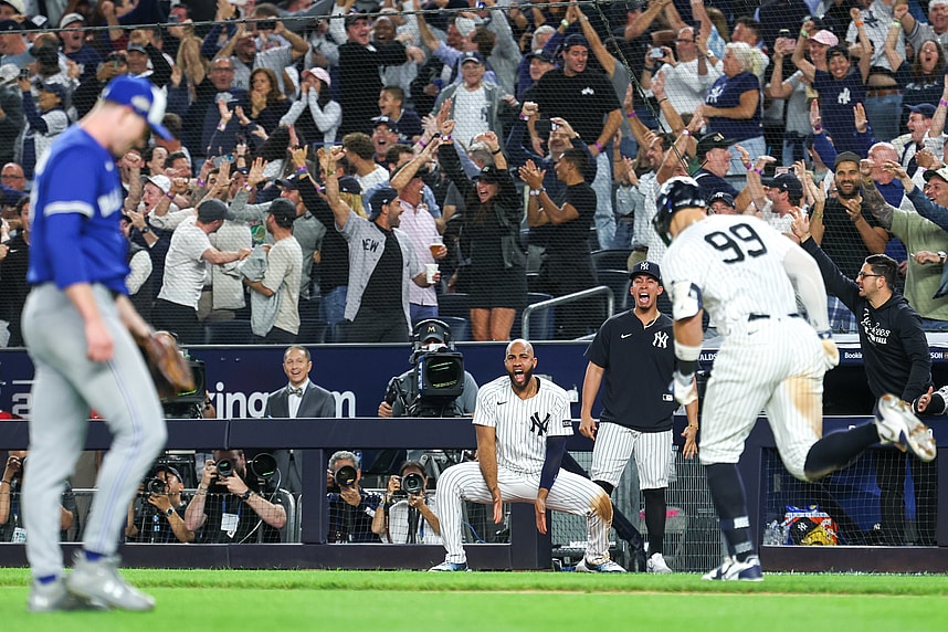 MLB: Playoffs-Toronto Blue Jays at New York Yankees