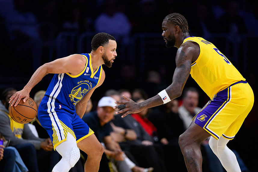 Stephen Curry, NBA: Golden State Warriors at Los Angeles Lakers