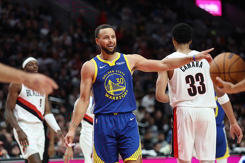 NBA: Golden State Warriors at Portland Trail Blazers