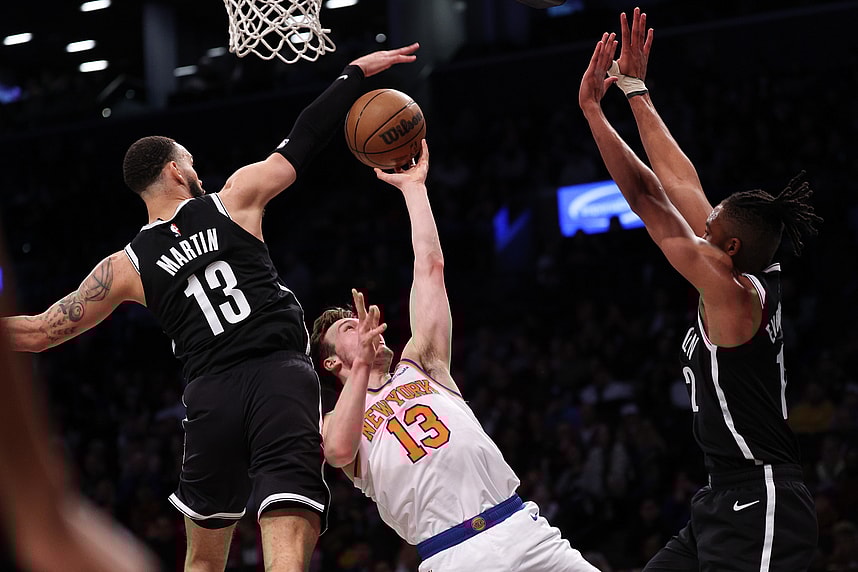 NBA: New York Knicks at Brooklyn Nets