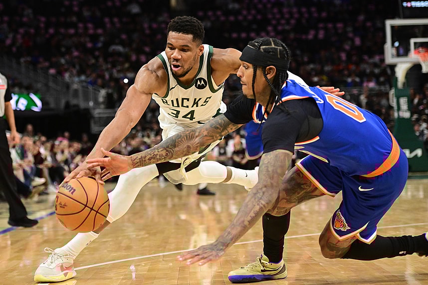 NBA: New York Knicks at Milwaukee Bucks