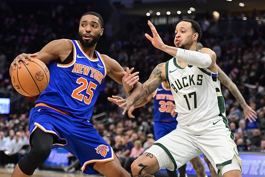 NBA: New York Knicks at Milwaukee Bucks