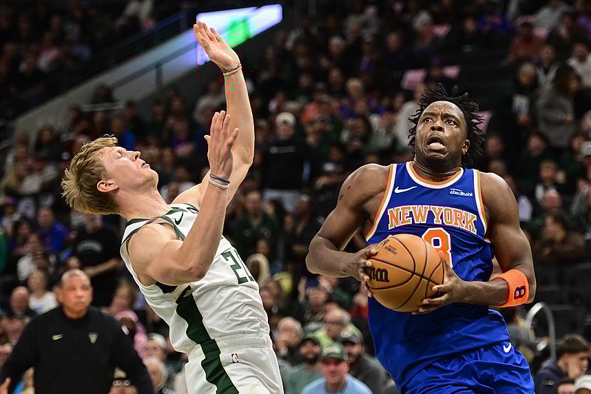 NBA: New York Knicks at Milwaukee Bucks