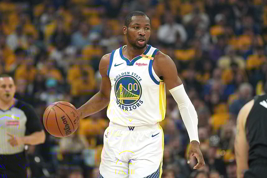 Jonathan Kuminga, NBA: Playoffs-Houston Rockets at Golden State Warriors