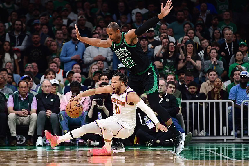 NBA: Playoffs-New York Knicks at Boston Celtics