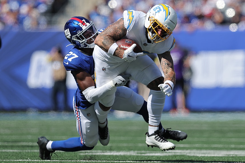 NFL: Los Angeles Chargers at New York Giants, tyler nubin