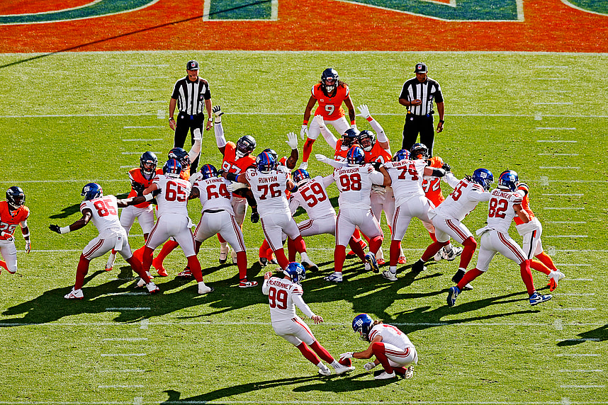 Jude McAtamney, NFL: New York Giants at Denver Broncos