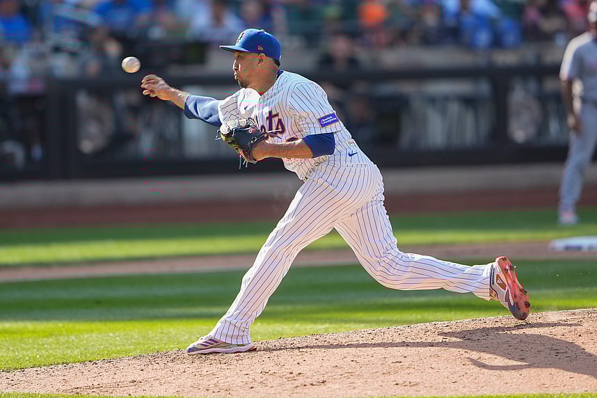 MLB: Texas Rangers at New York Mets