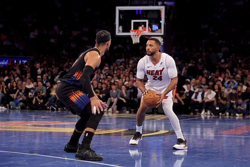 NBA: Miami Heat at New York Knicks