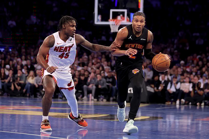 NBA: Miami Heat at New York Knicks, miles mcbride