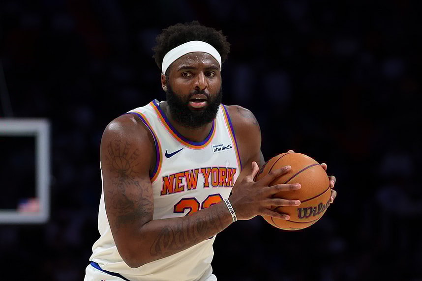 NBA: New York Knicks at Miami Heat, mitchell robinson