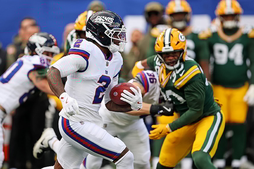 deonte banks, NFL: Green Bay Packers at New York Giants