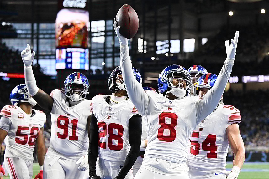 Jevon Holland, NFL: New York Giants at Detroit Lions