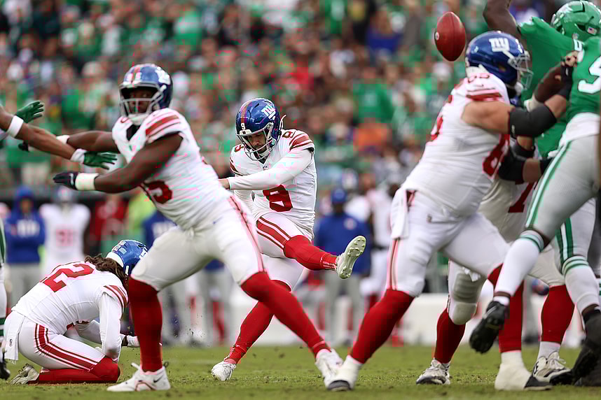 Graham Gano, NFL: New York Giants at Philadelphia Eagles