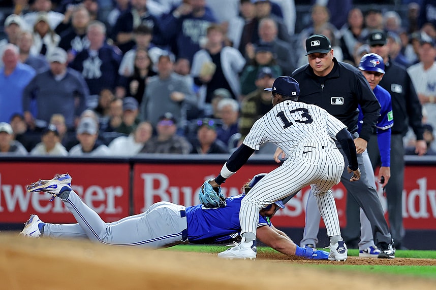 MLB: Playoffs-Toronto Blue Jays at New York Yankees
