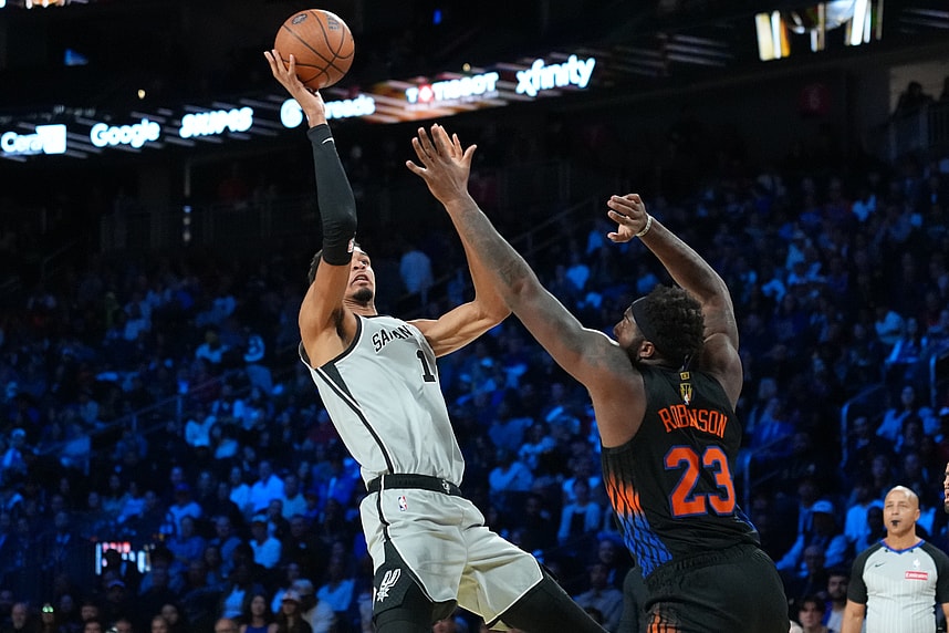NBA: Emirates Cup Championship-San Antonio Spurs at New York Knicks