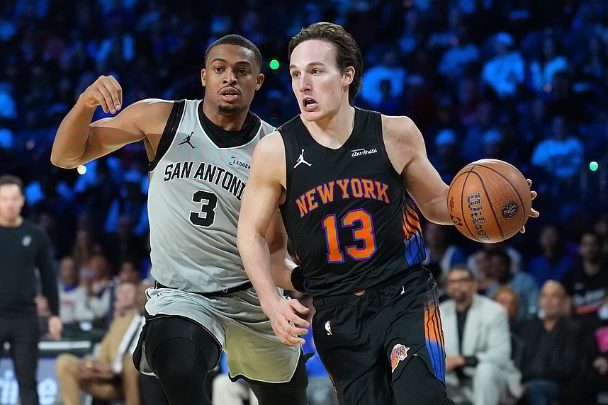 NBA: Emirates Cup Championship-San Antonio Spurs at New York Knicks