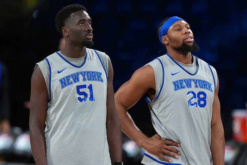 NBA: Emirates Cup-New York Knicks Workout