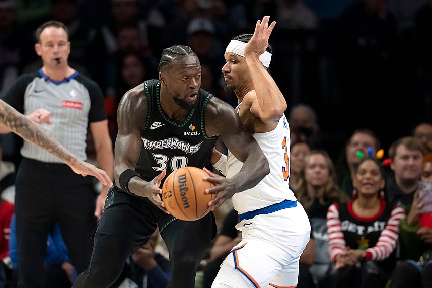 NBA: New York Knicks at Minnesota Timberwolves