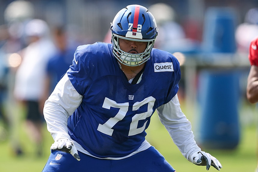 Jermaine Eluemunor, NFL: New York Giants Training Camp