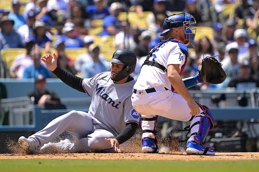MLB: Miami Marlins at Los Angeles Dodgers