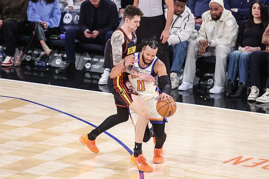 NBA: Atlanta Hawks at New York Knicks