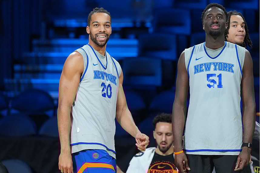 NBA: Emirates Cup-New York Knicks Workout