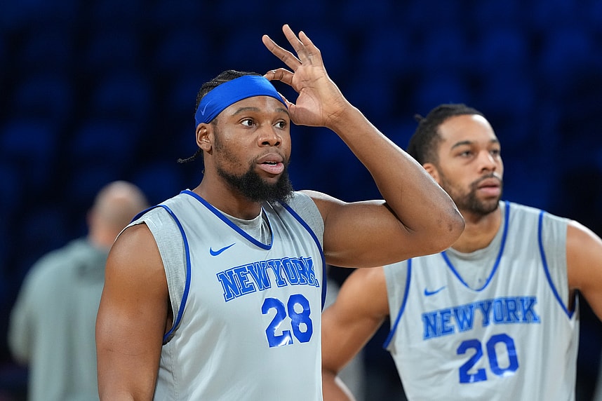 NBA: Emirates Cup-New York Knicks Workout