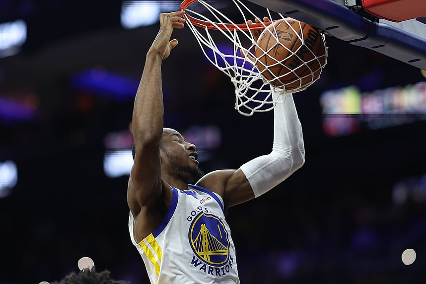 Jonathan Kuminga, NBA: Golden State Warriors at Philadelphia 76ers