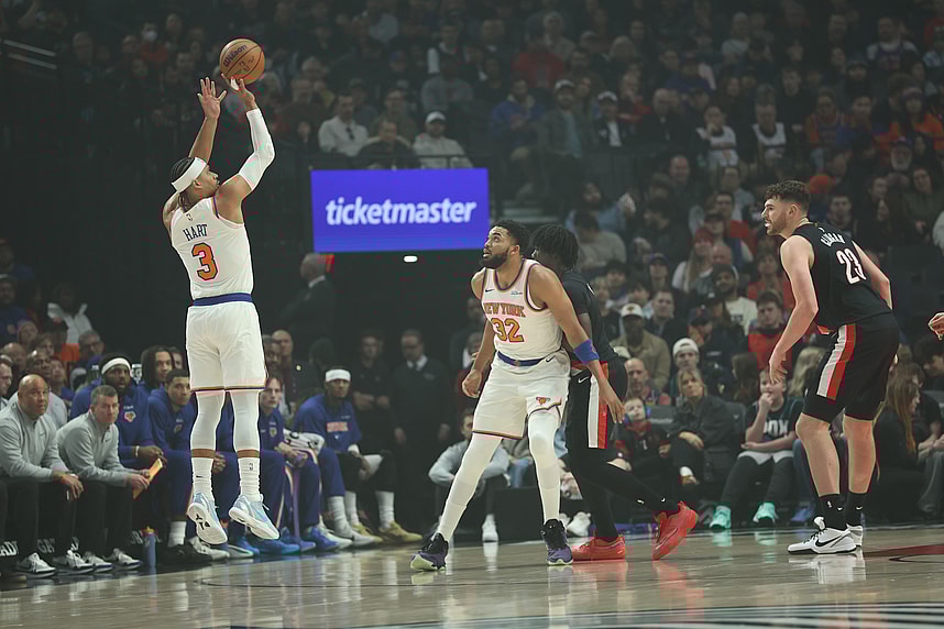 NBA: New York Knicks at Portland Trail Blazers