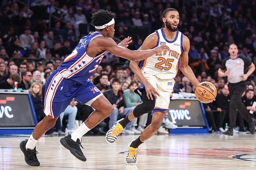 NBA: Philadelphia 76ers at New York Knicks
