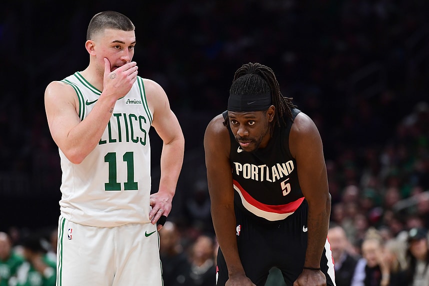 NBA: Portland Trail Blazers at Boston Celtics