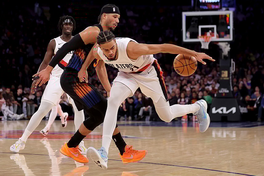 NBA: Portland Trail Blazers at New York Knicks
