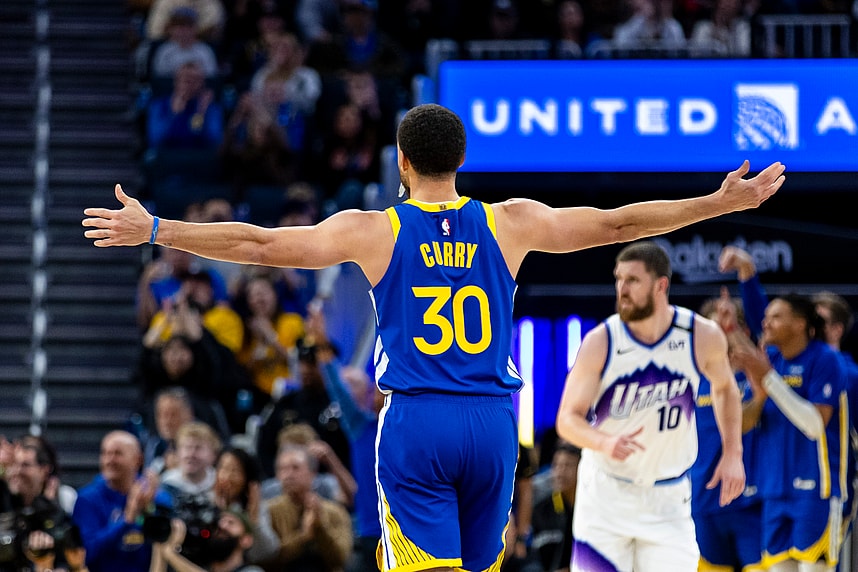 Stephen Curry, NBA: Utah Jazz at Golden State Warriors