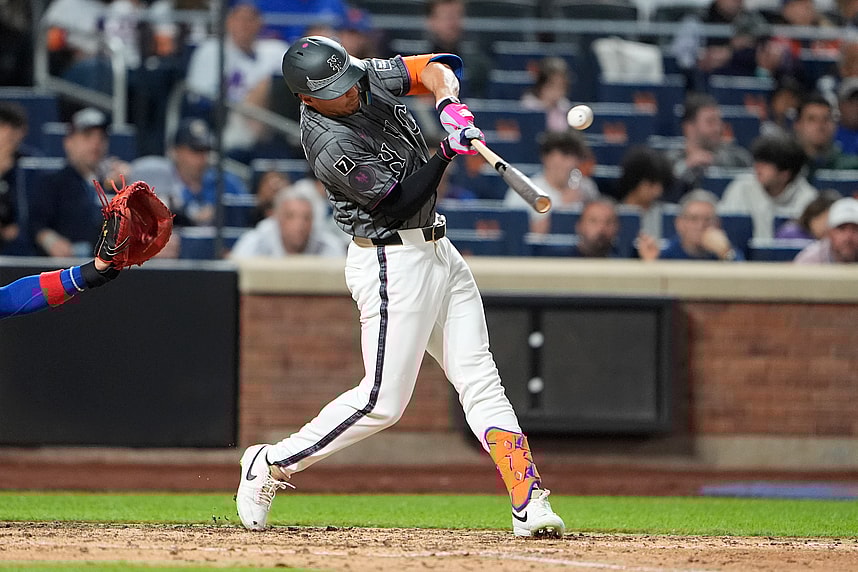 MLB: Chicago Cubs at New York Mets -- Tyrone Taylor