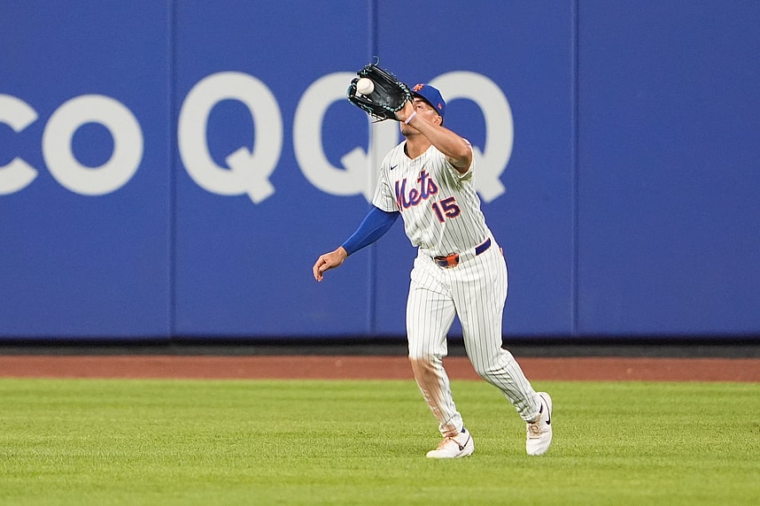 MLB: Cleveland Guardians at New York Mets -- Tyrone Taylor