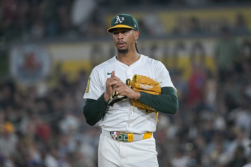 MLB: New York Yankees at Athletics