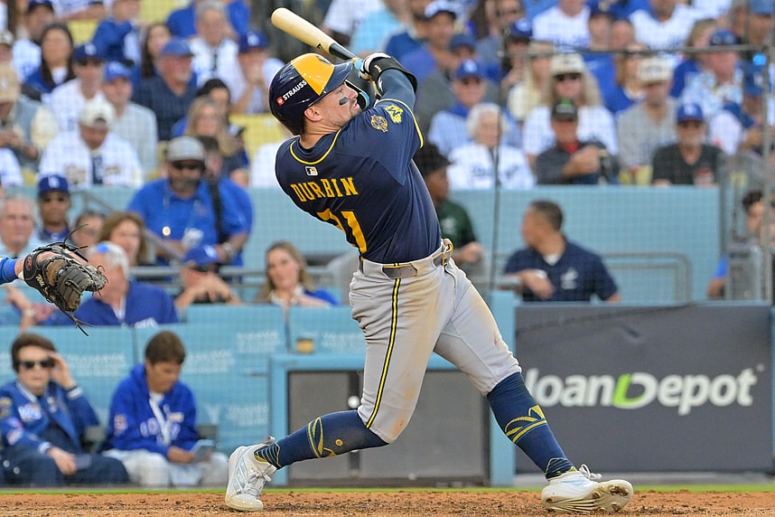 MLB: Playoffs-Milwaukee Brewers at Los Angeles Dodgers