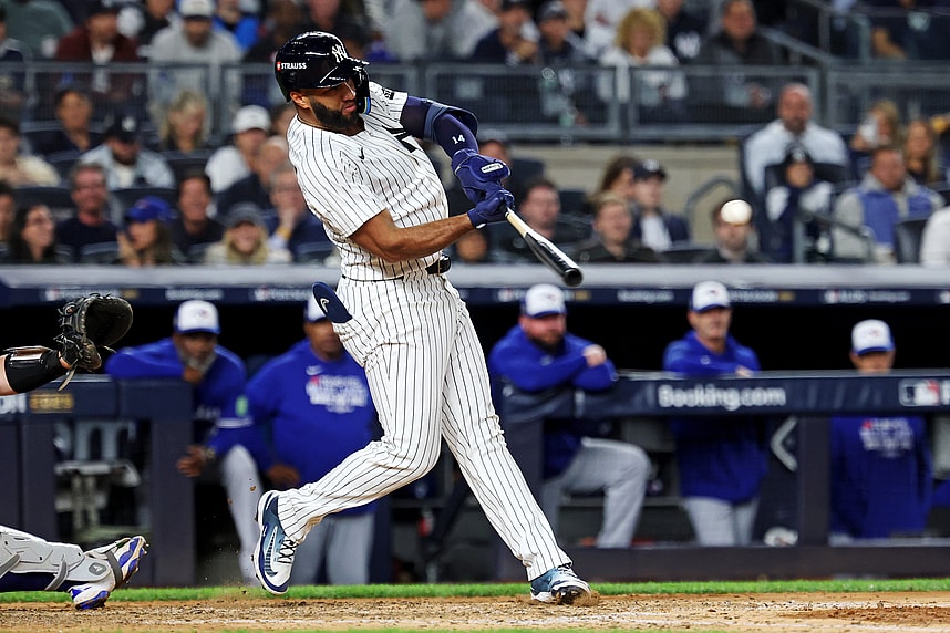 MLB: Playoffs-Toronto Blue Jays at New York Yankees, amed rosario
