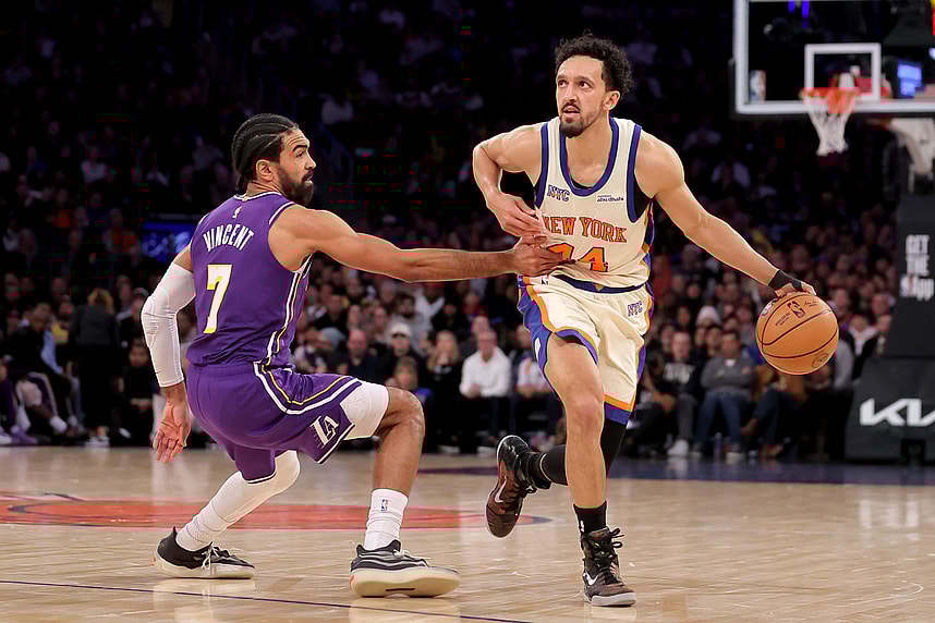 NBA: Los Angeles Lakers at New York Knicks