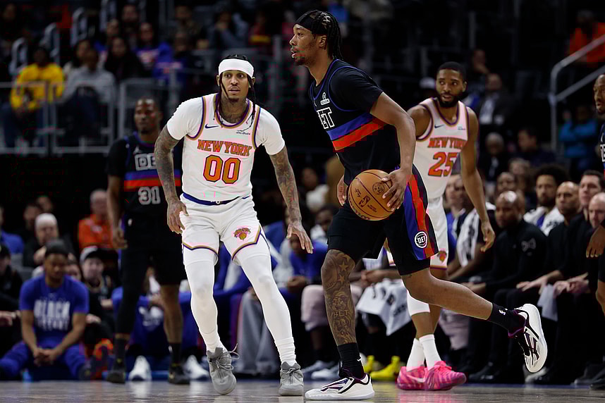 NBA: New York Knicks at Detroit Pistons