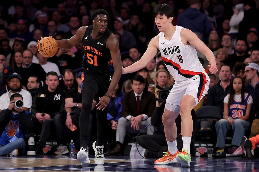 NBA: Portland Trail Blazers at New York Knicks