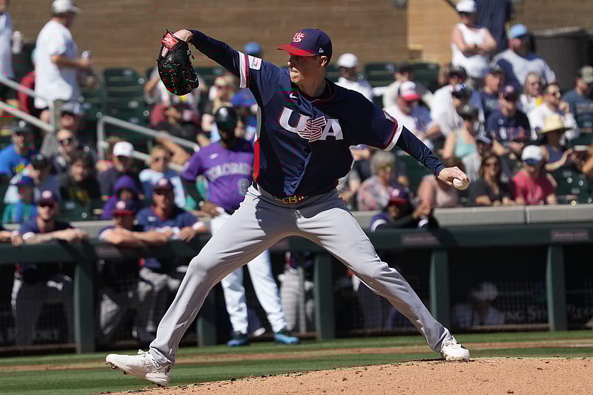 Baseball: Spring Training-United States at Colorado Rockies