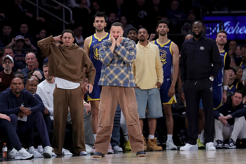 NBA: Golden State Warriors at New York Knicks