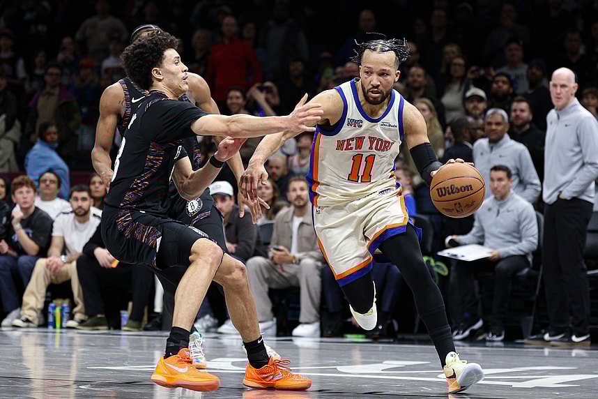 NBA: New York Knicks at Brooklyn Nets