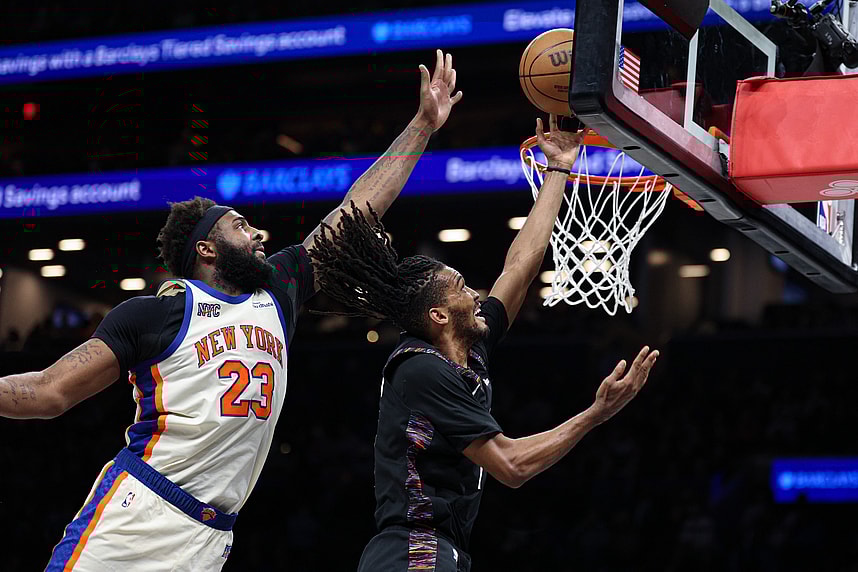 NBA: New York Knicks at Brooklyn Nets