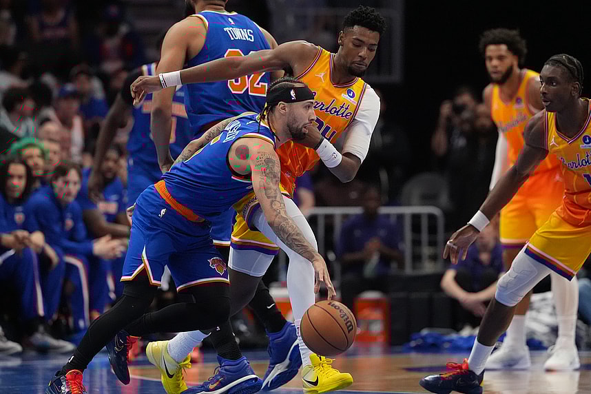 NBA: New York Knicks at Charlotte Hornets